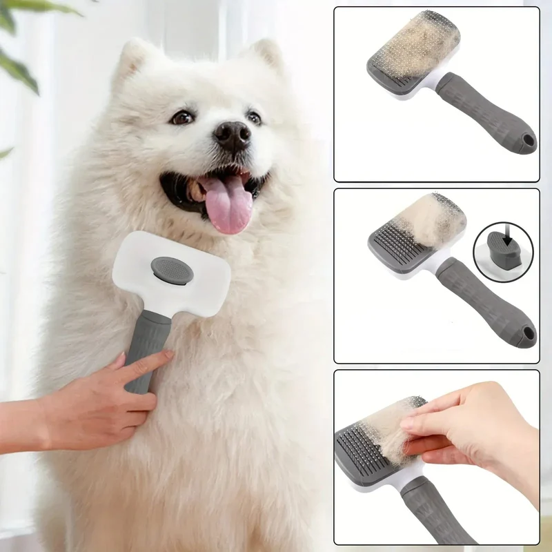 Brosse Auto-Nettoyante pour Chiens et Chats