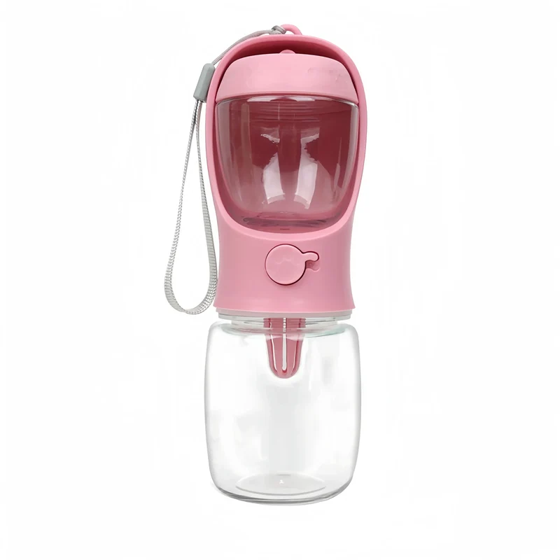 Bouteille d’Eau Portable pour Chiens avec Distributeur