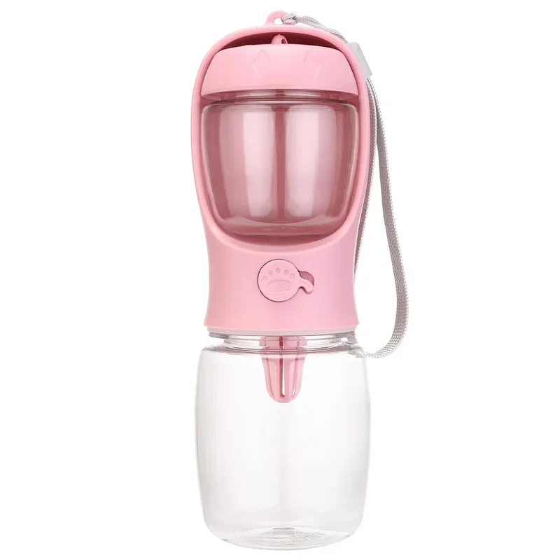 Bouteille d’Eau Portable pour Chiens avec Distributeur