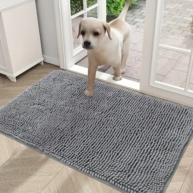 Tapis Absorbant pour Chien Antidérapant Séchage Rapide