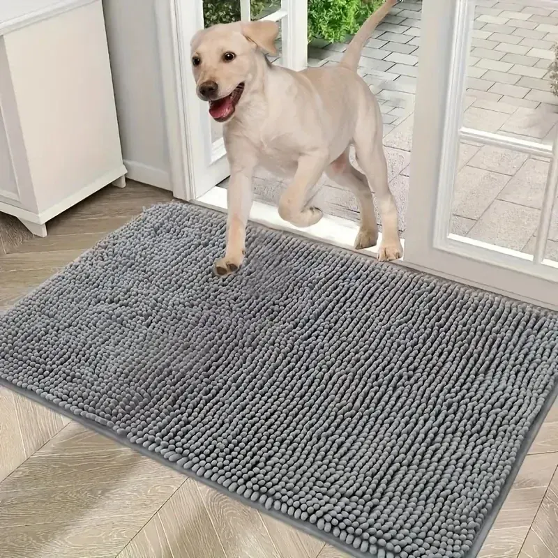 Tapis Absorbant pour Chien Antidérapant Séchage Rapide