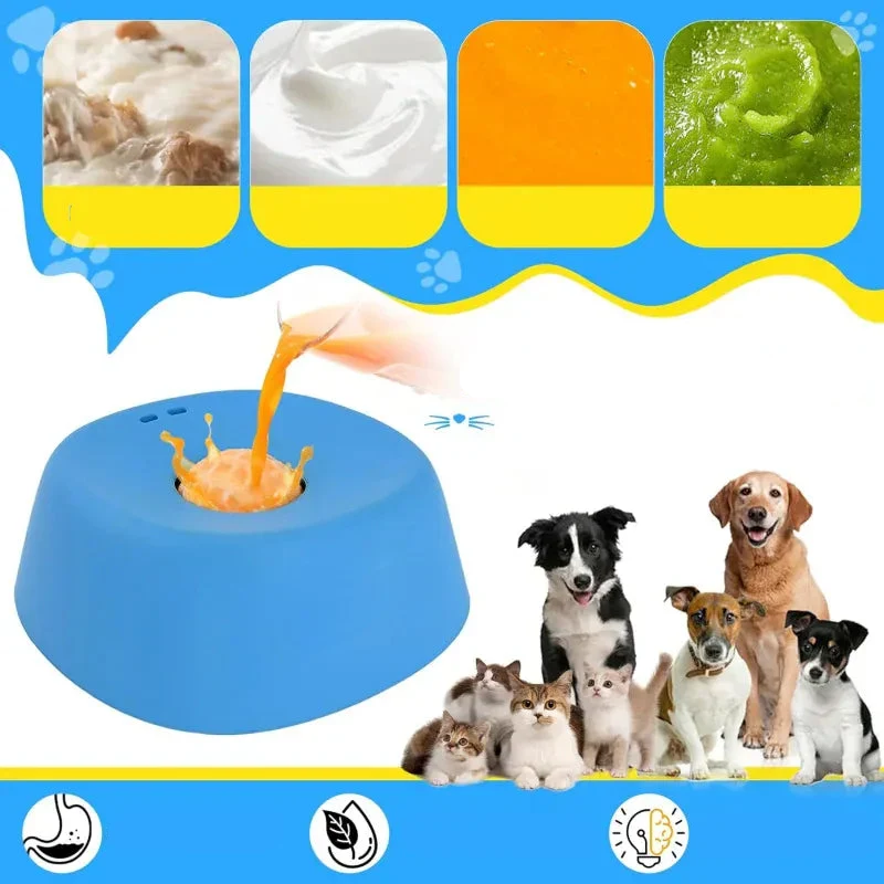 Gamelle Léchage Anti-Glouton pour Chien avec Friandises Liquides