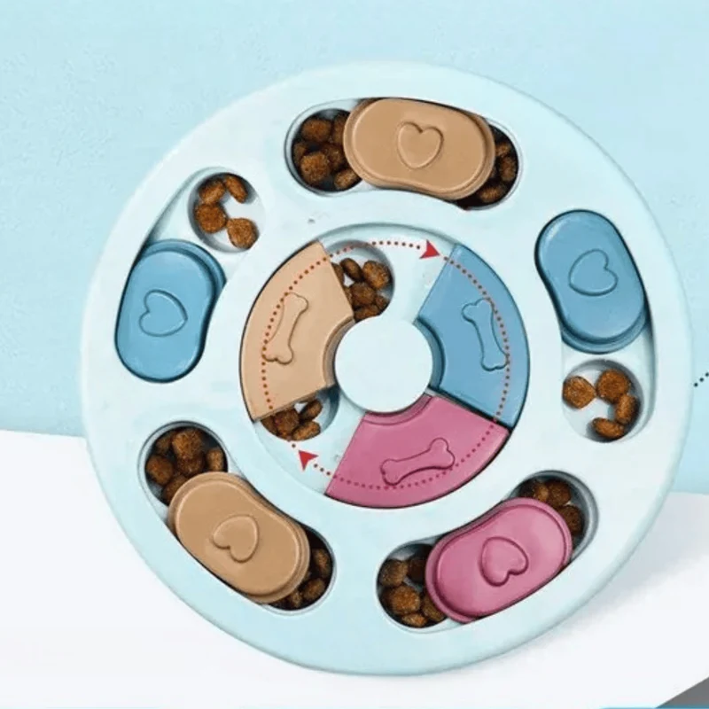 Jouet Puzzle Interactif pour Chien avec Distributeur de Friandises
