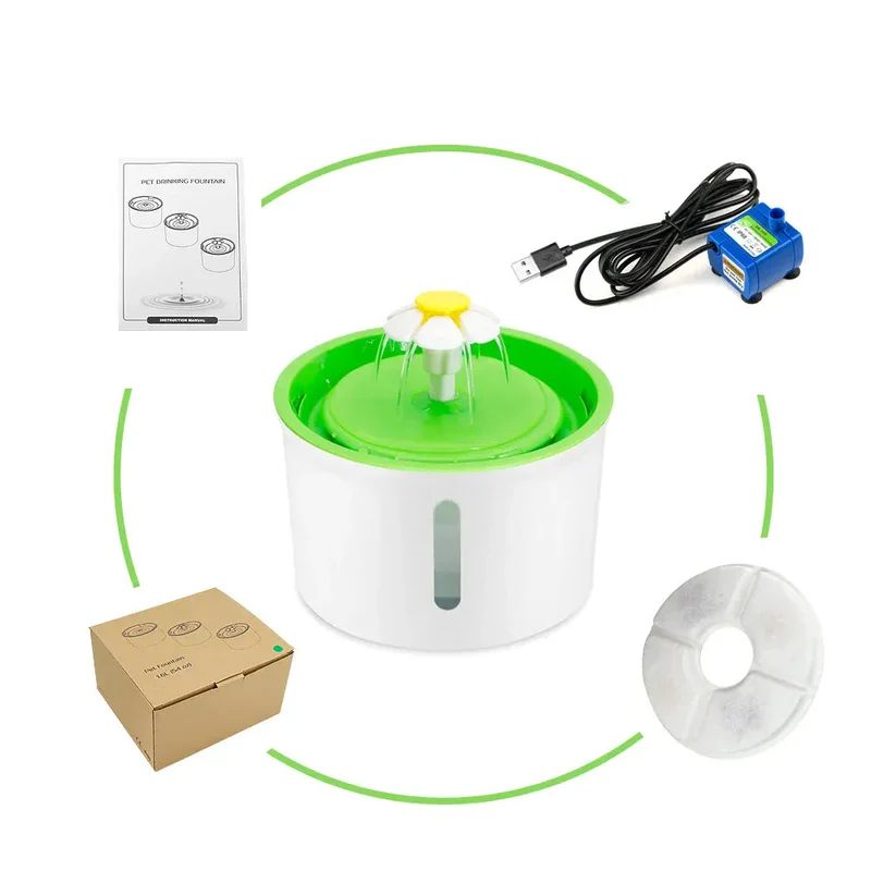 Fontaine à Eau Automatique 1,6L pour Chiens et Chats