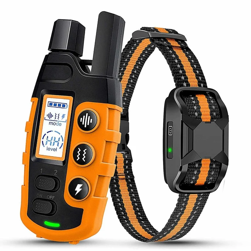 Collier de Dressage pour Chien avec Télécommande Rechargeable