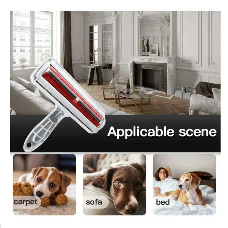 Brosse Anti-Poils Réutilisable pour Chiens et Chats