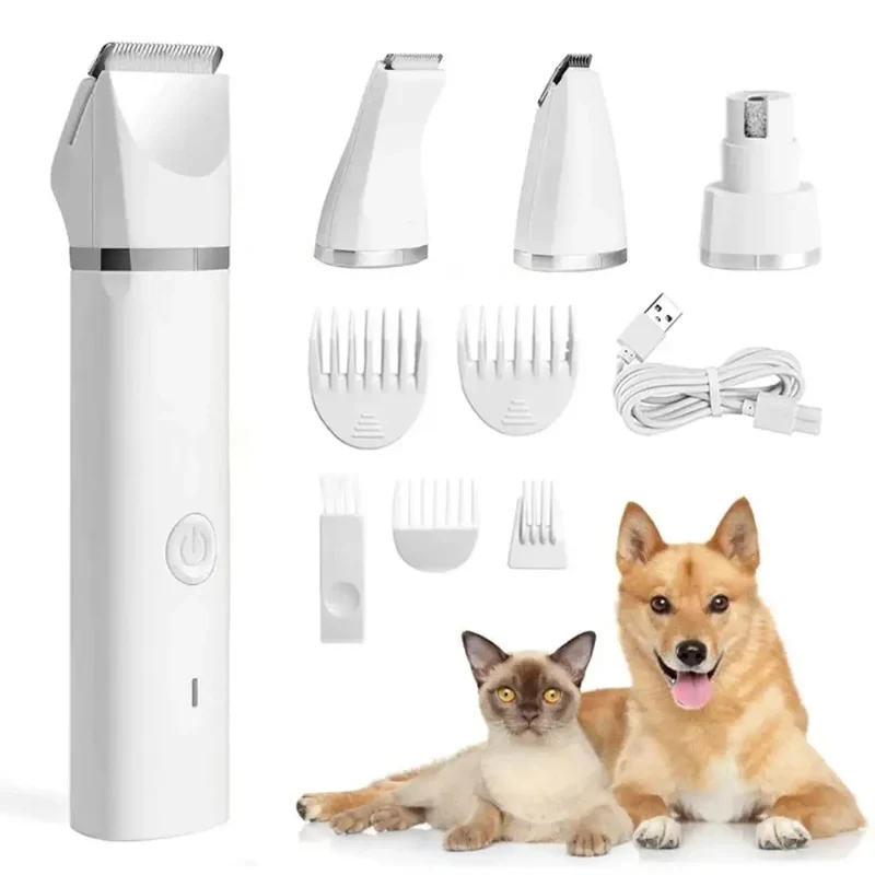 Tondeuse Sans Fil Multifonction pour Chien et Chat
