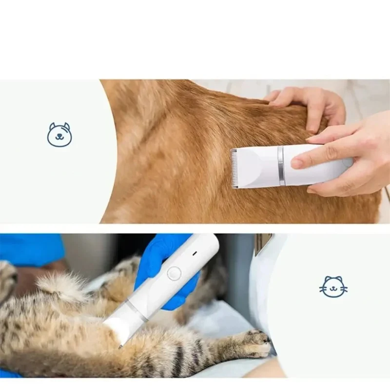 Tondeuse Sans Fil Multifonction pour Chien et Chat