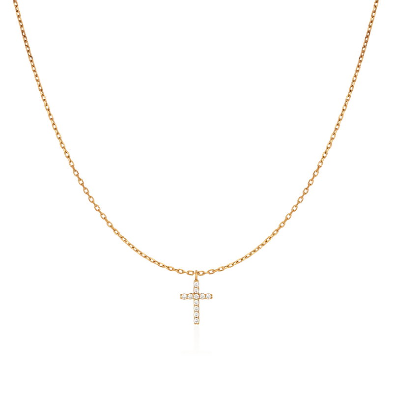 Collar Cruz de Circonitas