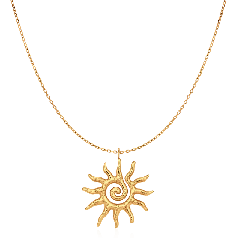 Collar Sol Espiral
