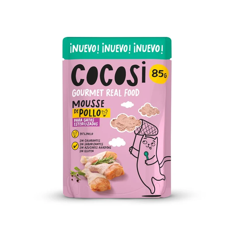 Cocosi Mousse de Pollo para Gatos Esterilizados