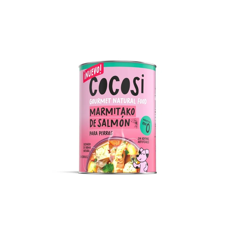 Cocosi Marmitako de Salmón Gourmet Natural Food Comida Húmeda para Perros