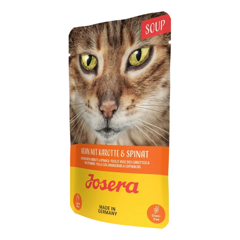 Josera Sopa de Pollo con Zanahoria y Espinacas Comida Húmeda para Gatos