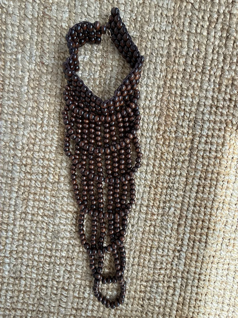 Collar Jirafa marrón