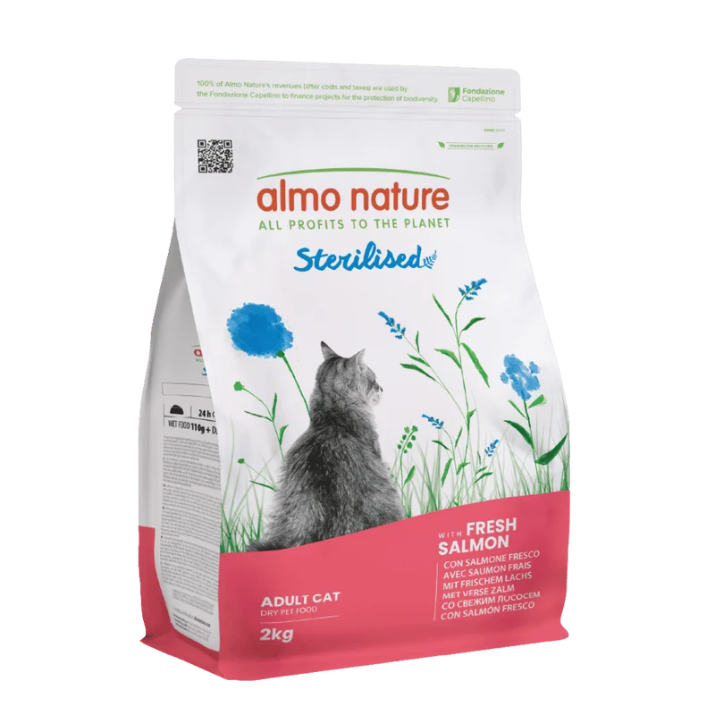 Almo Nature Adult Sterilised Salmón Fresco Pienso para Gatos