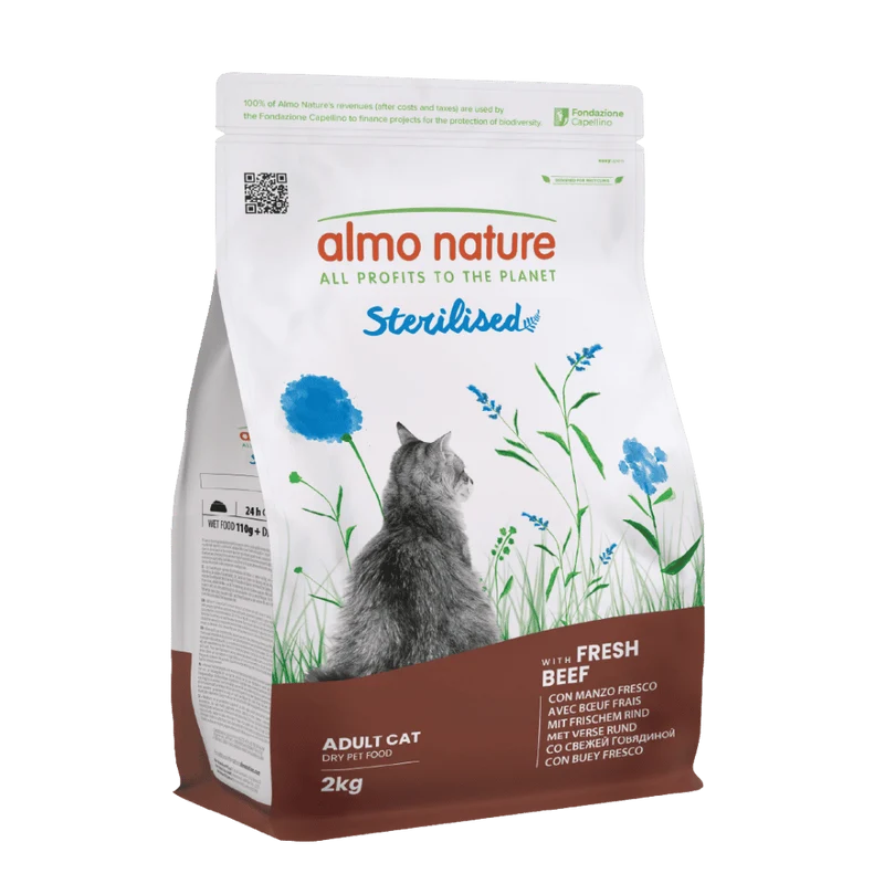 Almo Nature Adult Sterilised Buey Fresco Pienso para Gatos