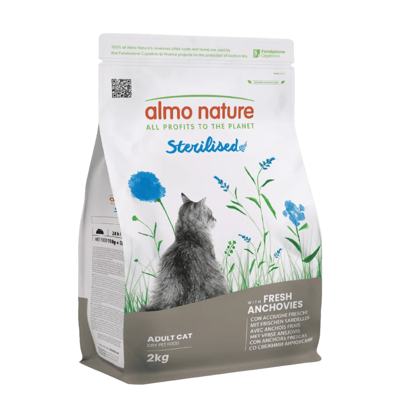Almo Nature Adult Sterilised Anchoas Frescas Pienso para Gatos