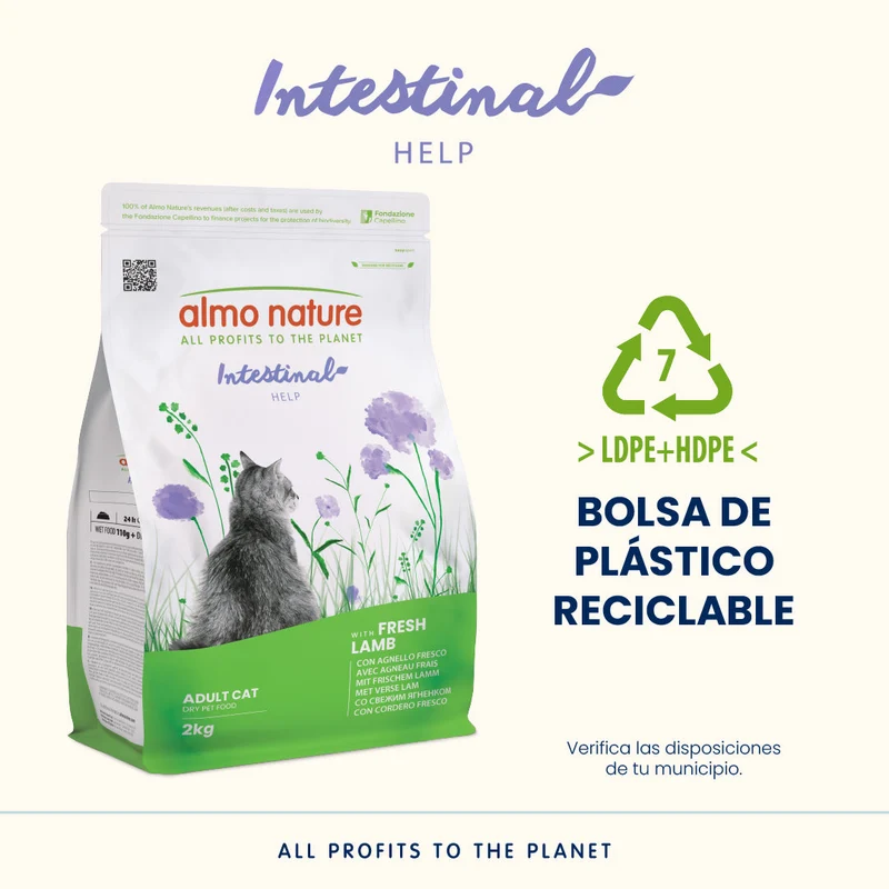 Almo Nature Intestinal Help Cordero Pienso para Gatos