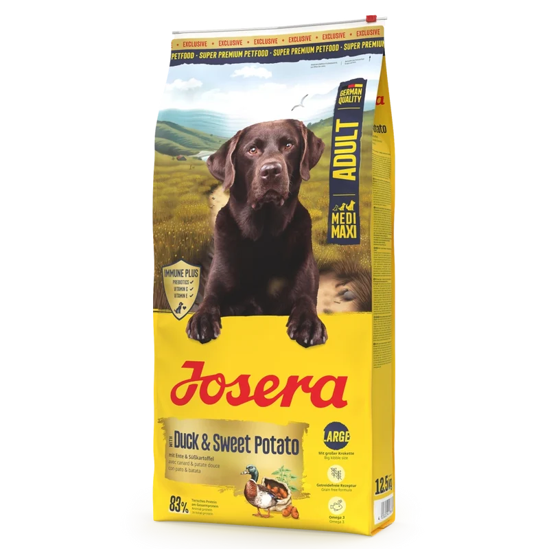 Josera Medium/Maxi Pato y Batata Pienso Sin Cereales para Perros