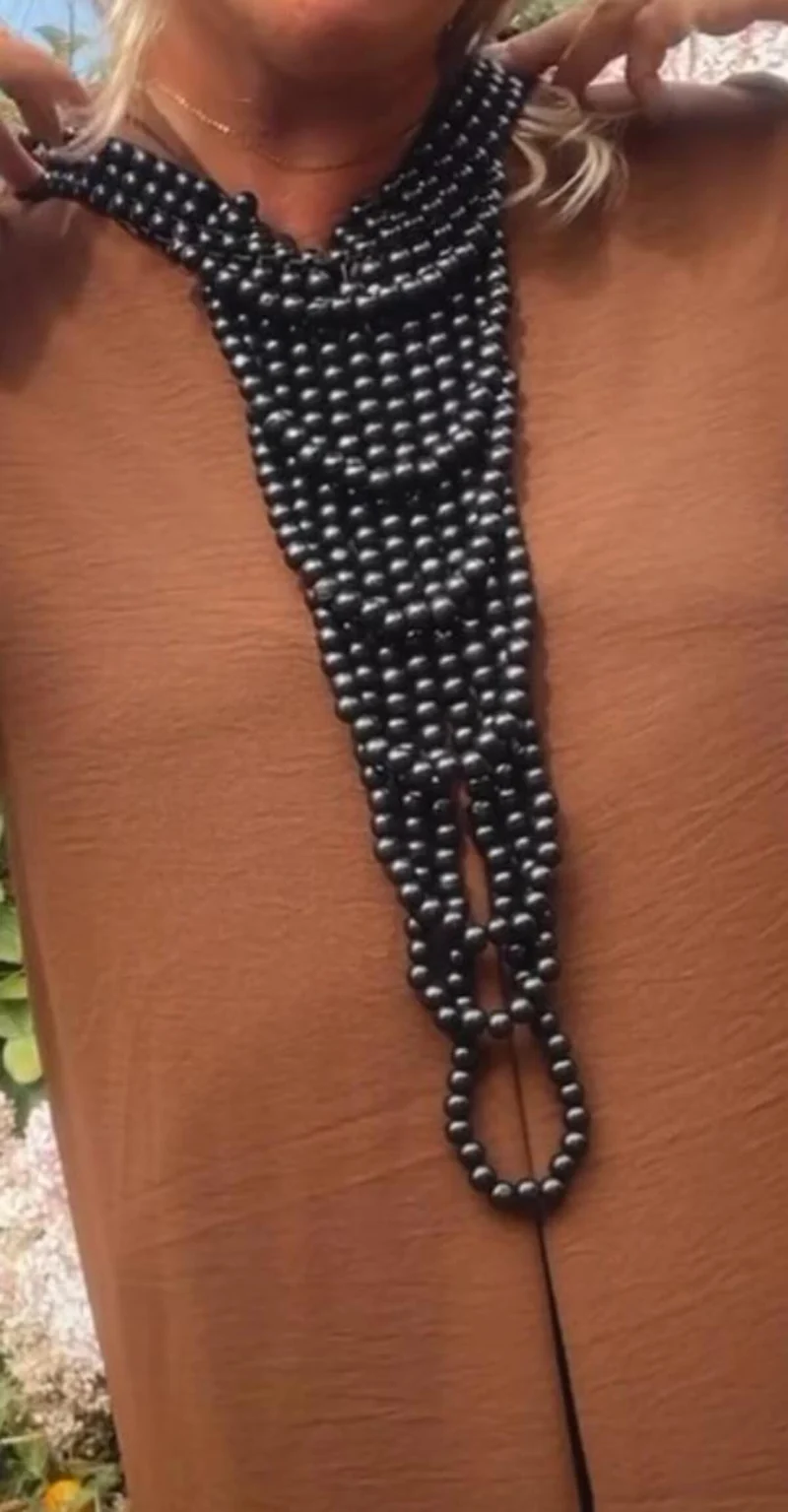 Collar jirafa negro