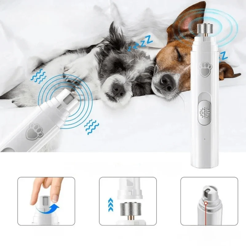 Lime à Ongles Électrique USB pour Chien et Chat