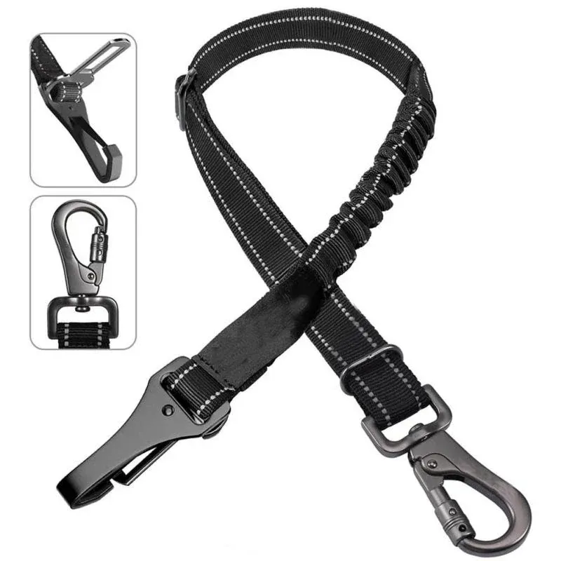 Ceinture de Sécurité Voiture 3-en-1 pour Chien
