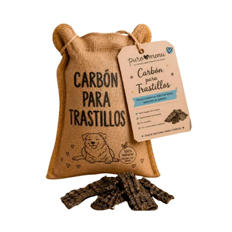 Puro Menu Carbón para Trastillos Snack de Navidad para Perros