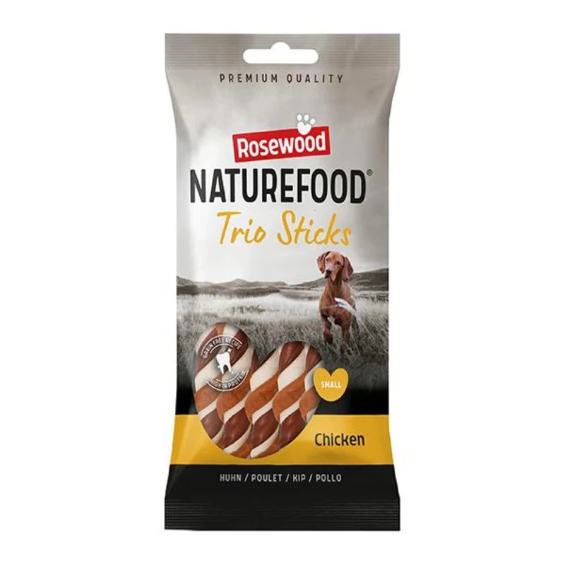 Rosewood Trio Sticks Chicken Snack para Perros