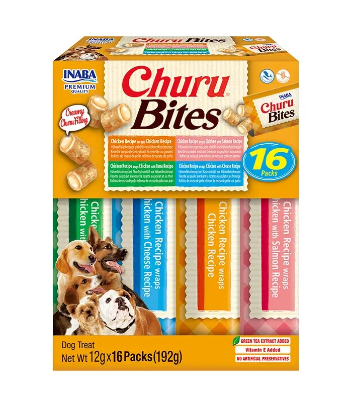 Churu Rolls Caja Variedades de Pollo Snack para Perros