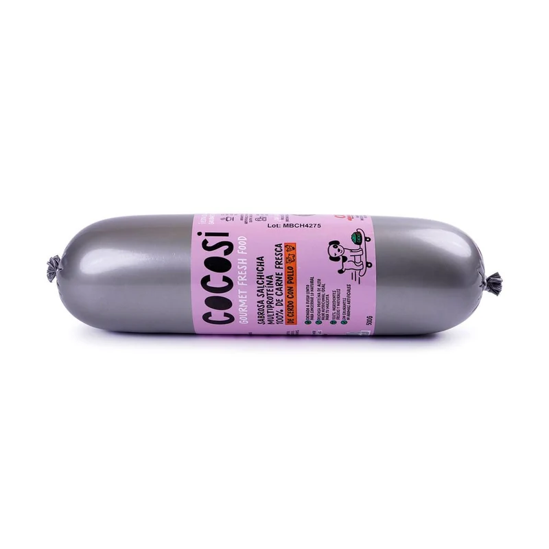 Cocosi Salchicha Multiprotéica de Cerdo con Pollo para Perros