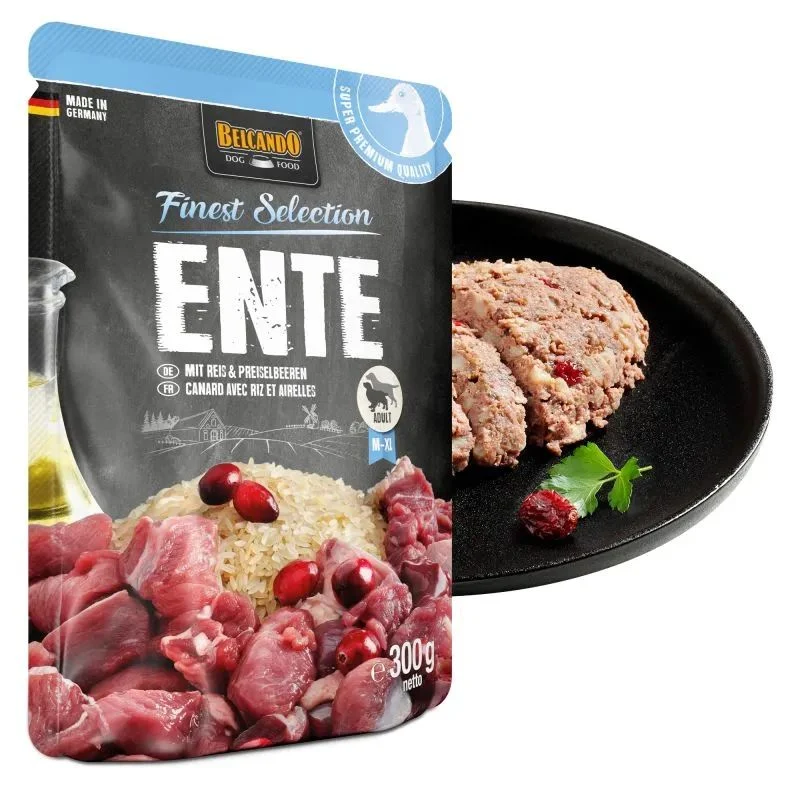 COMIDA HUMEDA PERRO BELCANDO FINEST SELECTION PATO 12 X 125 G