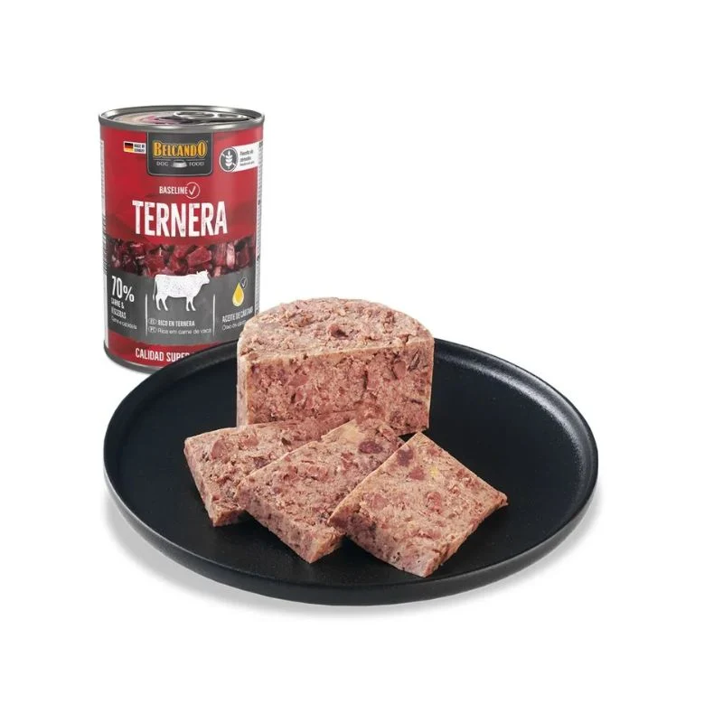 LATAS COMIDA HUMEDA PERRO BELCANDO TERNERA 6 X 800 G