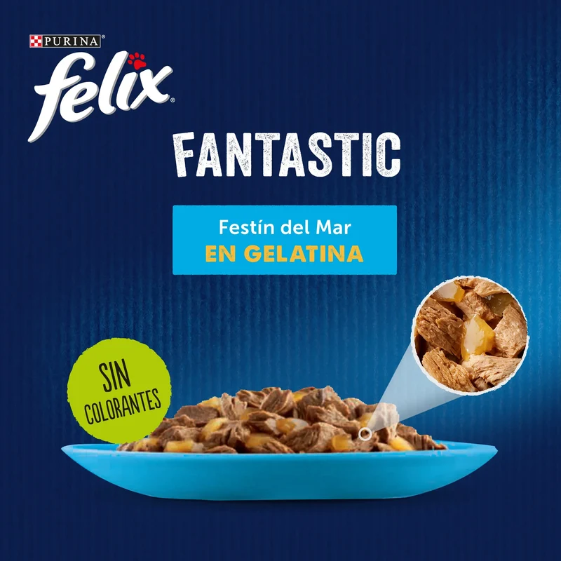 Felix Fantastic Selección Gelatina Pescados Pack 120x85 g