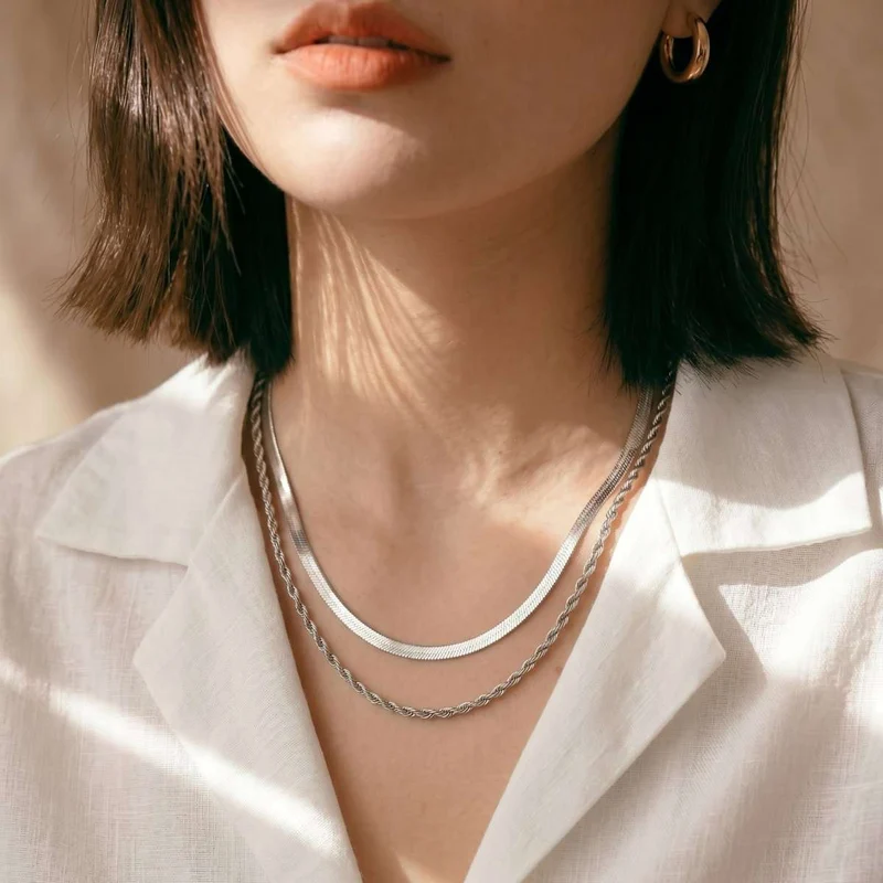 Collar Cadenas Mixtas
