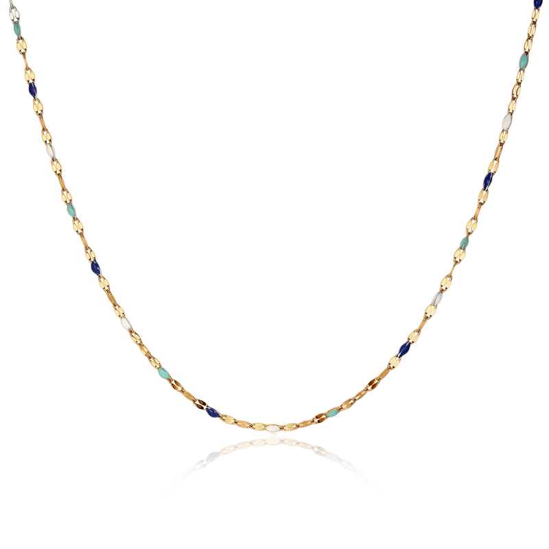 Collar Azul Pintoresco