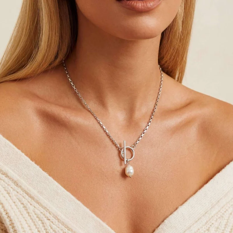 Collar Perla Frontal