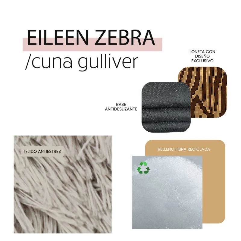 CAMA PERROS COSMO EILEEN ZEBRA YAGU