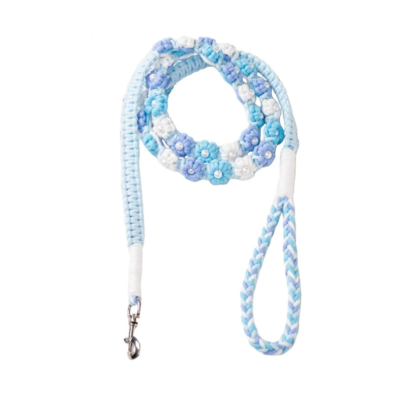 Laisse pour chien avec motif floral – 1,5 mètre