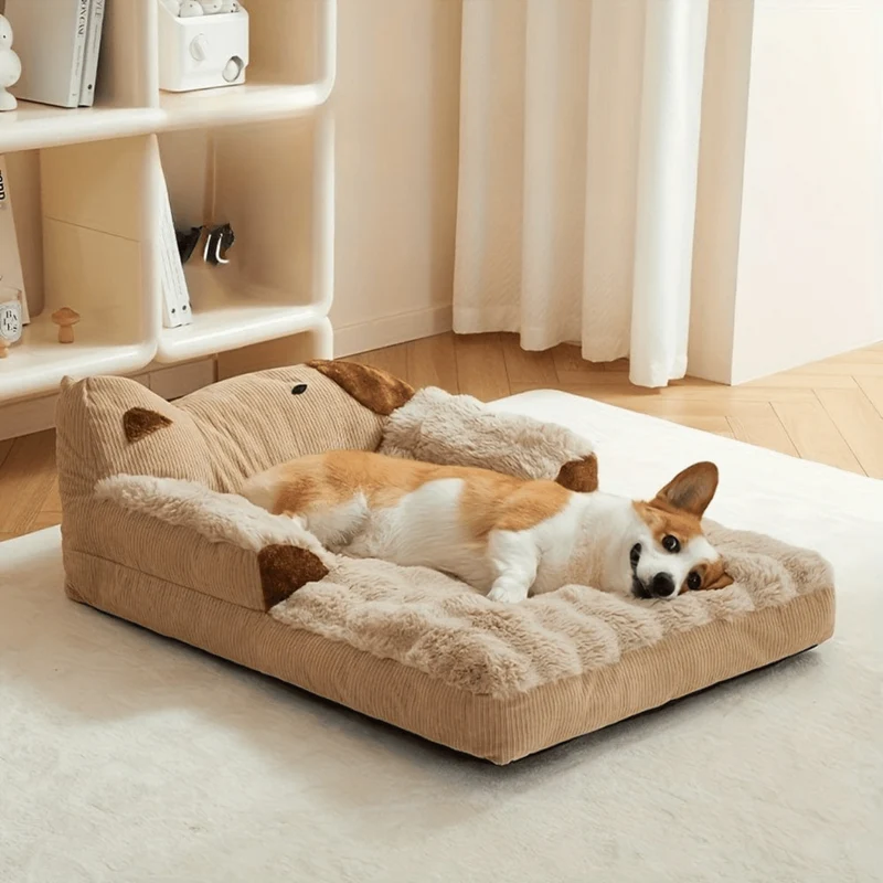 Canapé de repos pour petit chien avec base antidérapante