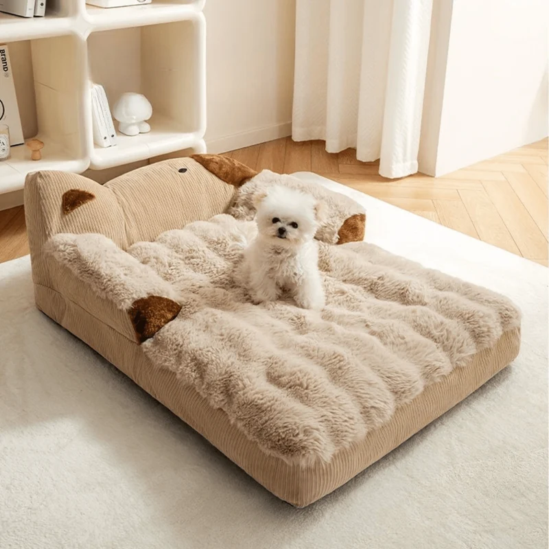 Canapé de repos pour petit chien avec base antidérapante