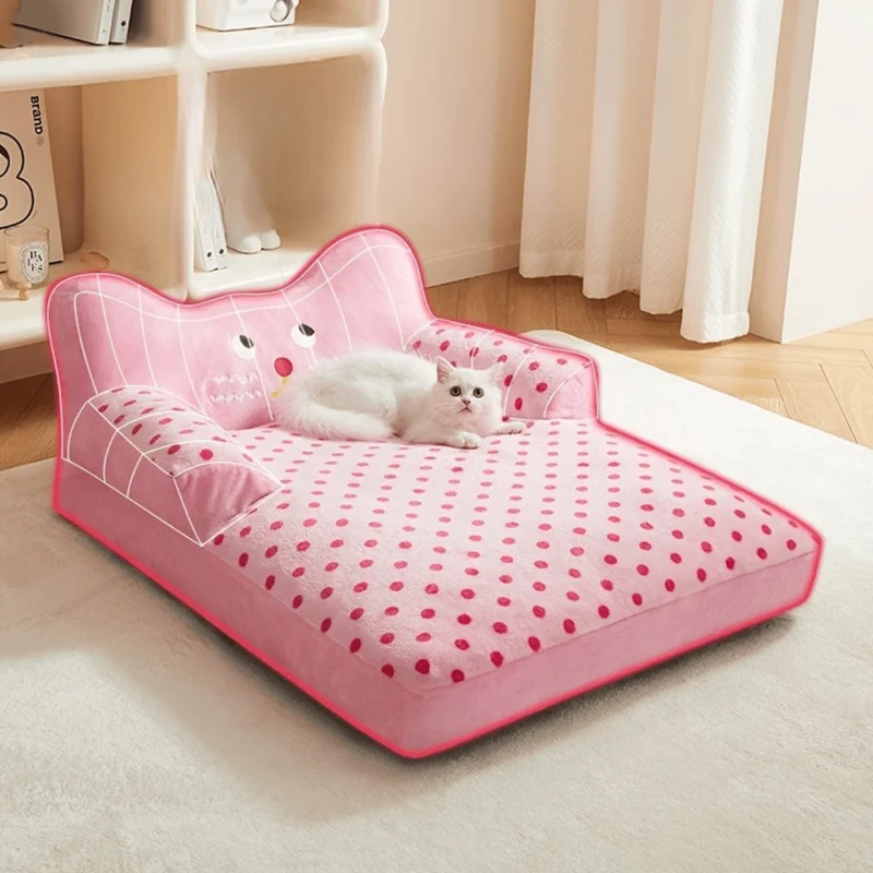 Canapé de repos pour petit chien avec base antidérapante