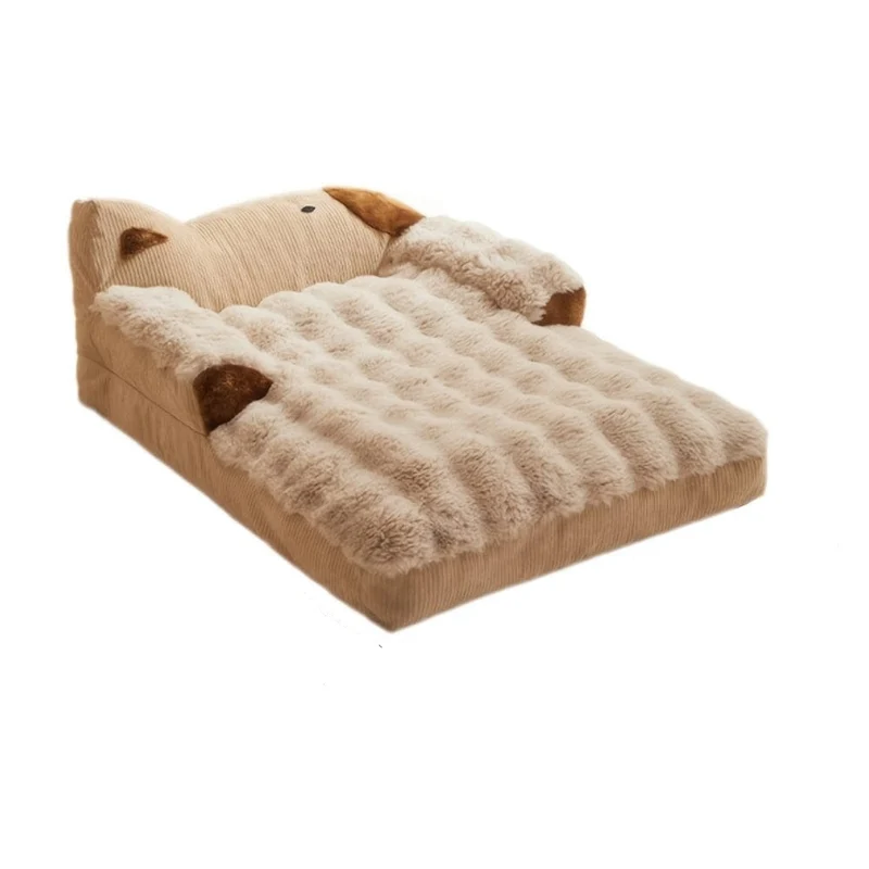 Canapé de repos pour petit chien avec base antidérapante