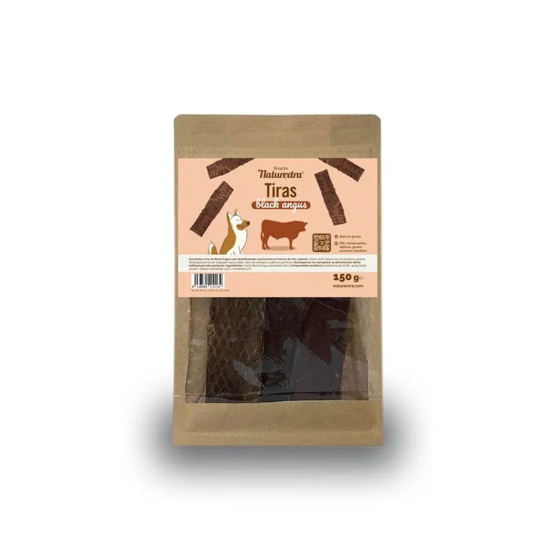 NATUREXTRA TIRAS DE CARNE BLACK ANGUS 150 G