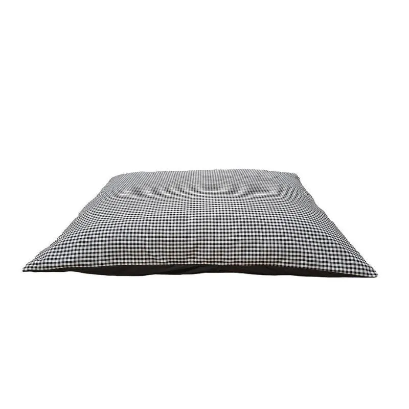 COLCHON PERROS YAGU VICHY NEGRO LONETA 100 X 70 CM