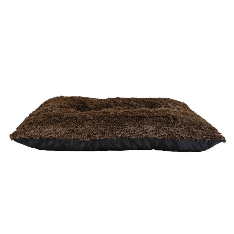 COLCHON ANTIESTRES PERROS YAGU MARRON 80 X 60 X 12 CM