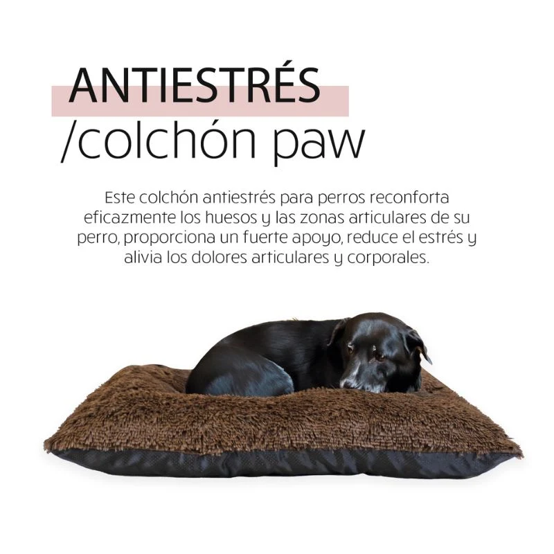 COLCHON ANTIESTRES PERROS YAGU GRIS 80 X 60 X 12 CM