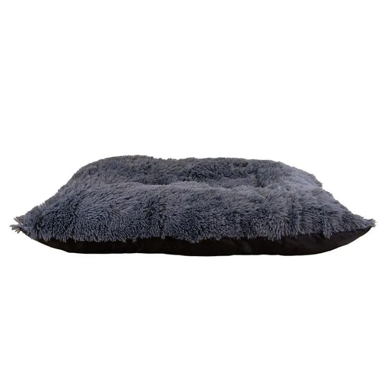 COLCHON ANTIESTRES PERROS YAGU ANTRACITA 80 X 60 X 12 CM