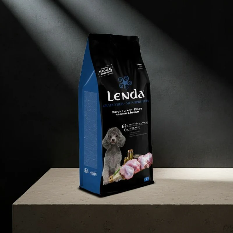 LENDA GRAIN FREE PERROS ADULTOS MINI MEDIUM PAVO MONOPROTEICO 10 KG