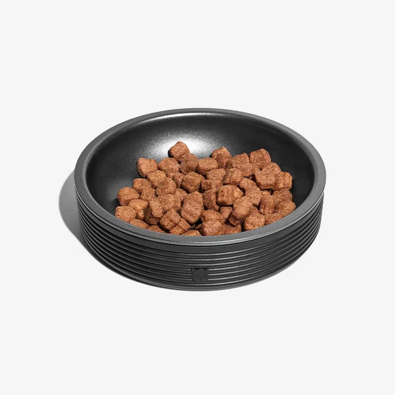 Zee.Cat Double Bowl Black
