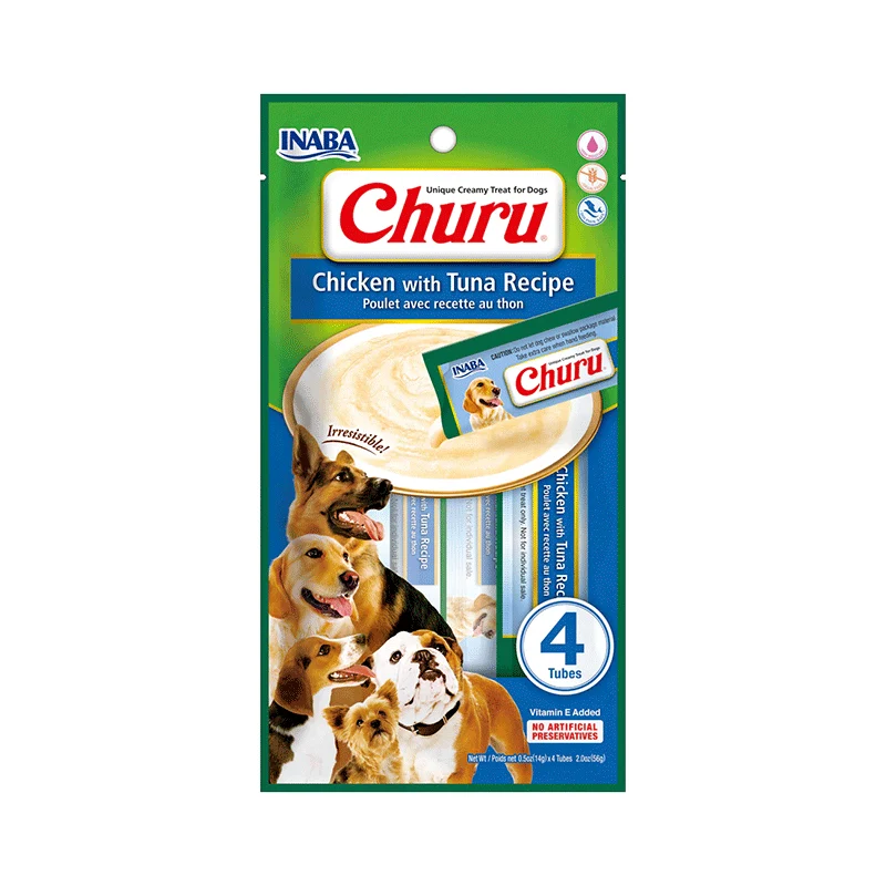 Churu Puré Pollo y Atún